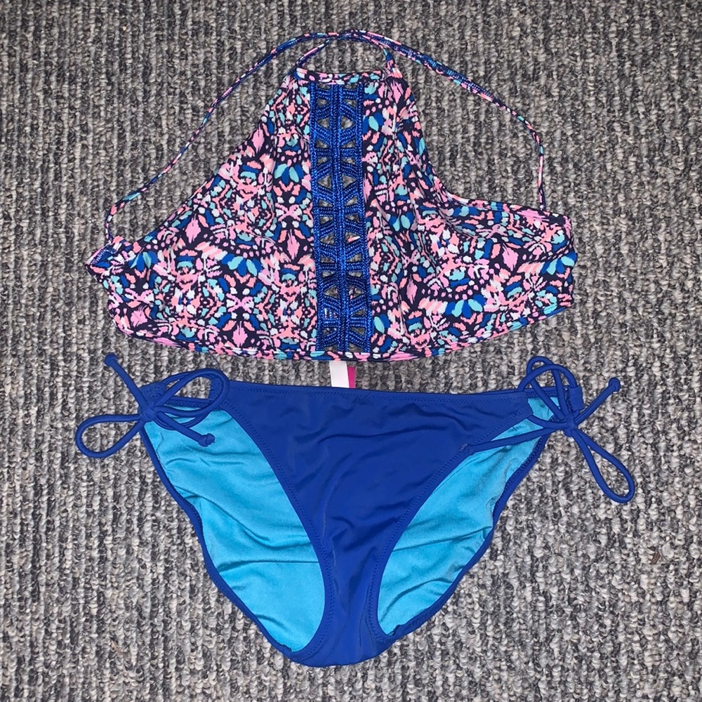 Aerie Halter Bathing suit Top